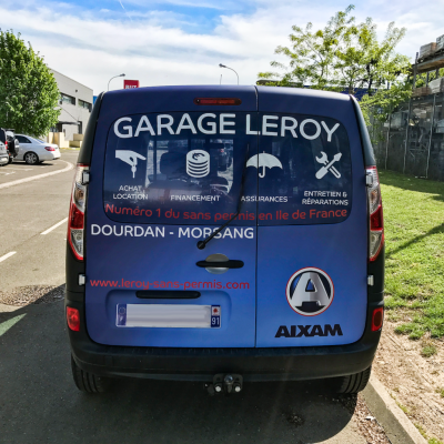 Kangoo Semi Covering Garage Leroy Arrière