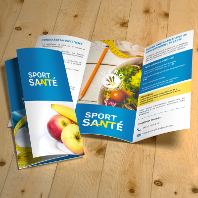 Trifold sport santé