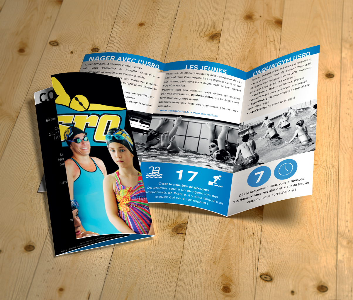 Trifold USRO Natation Rentrée 2016