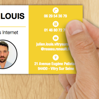 Carte de visite julien recto